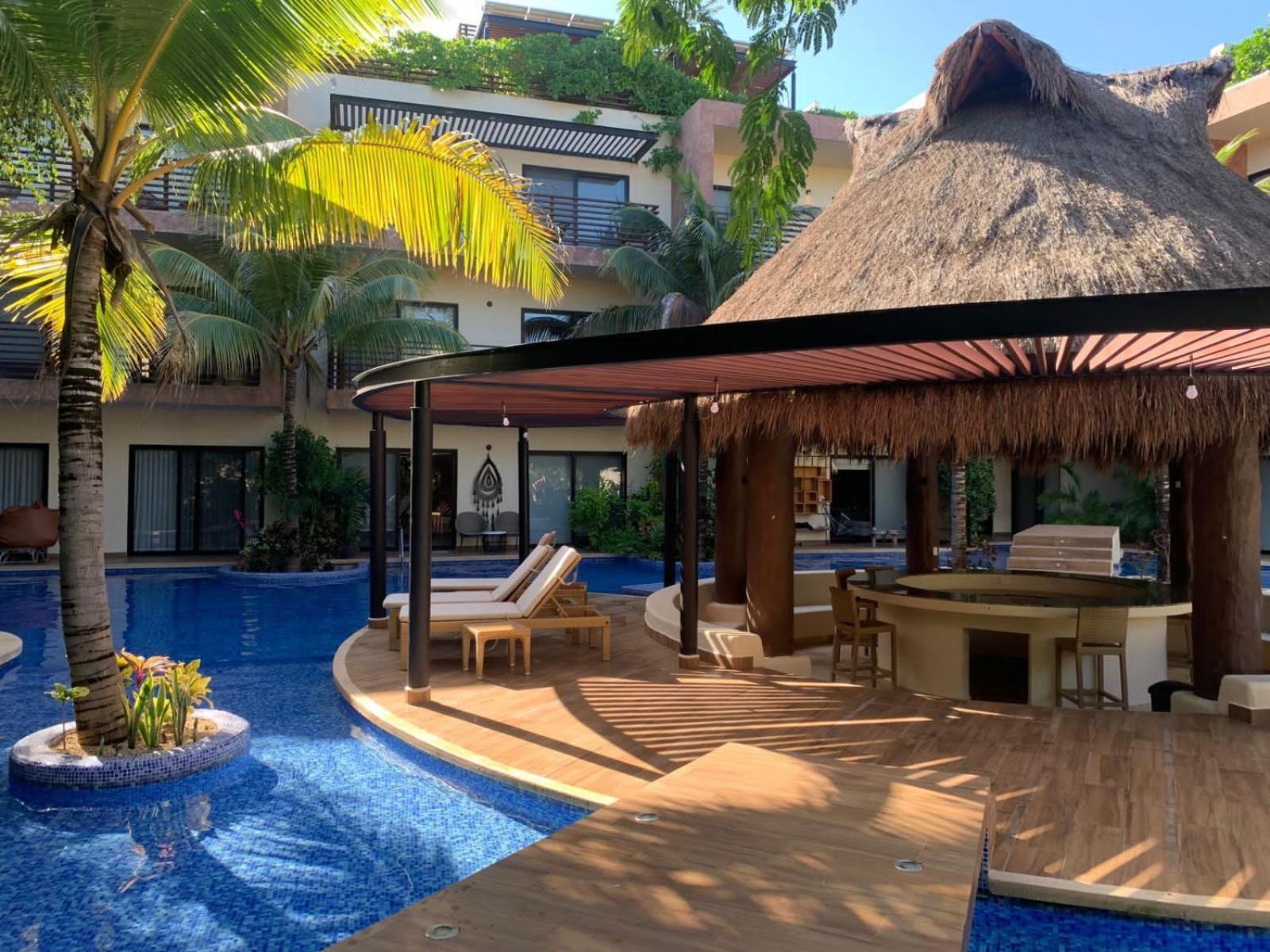 Casa De Lujo Ka'An Maya Acceso Swimup A La Piscina Tulum Zewnętrze zdjęcie